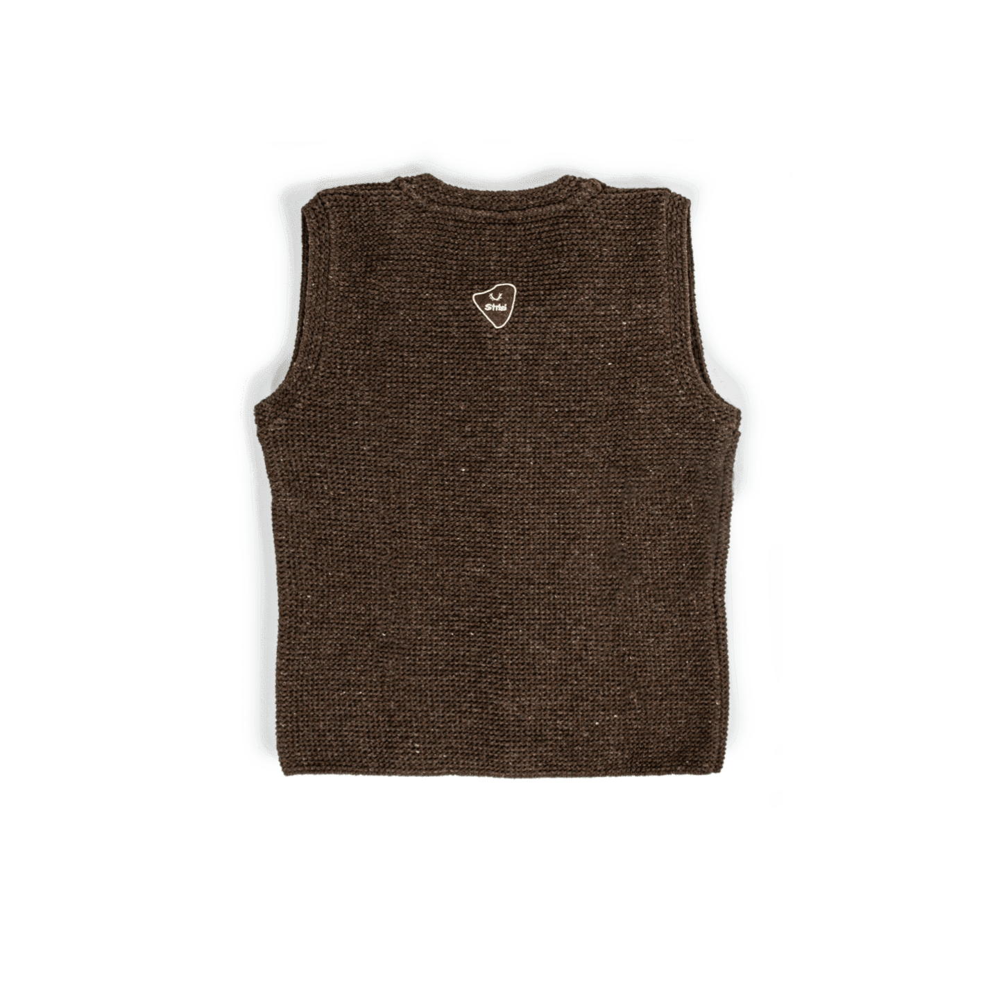 Strizi Herren Strickweste braun 2 - Strizi Knitted vest brown