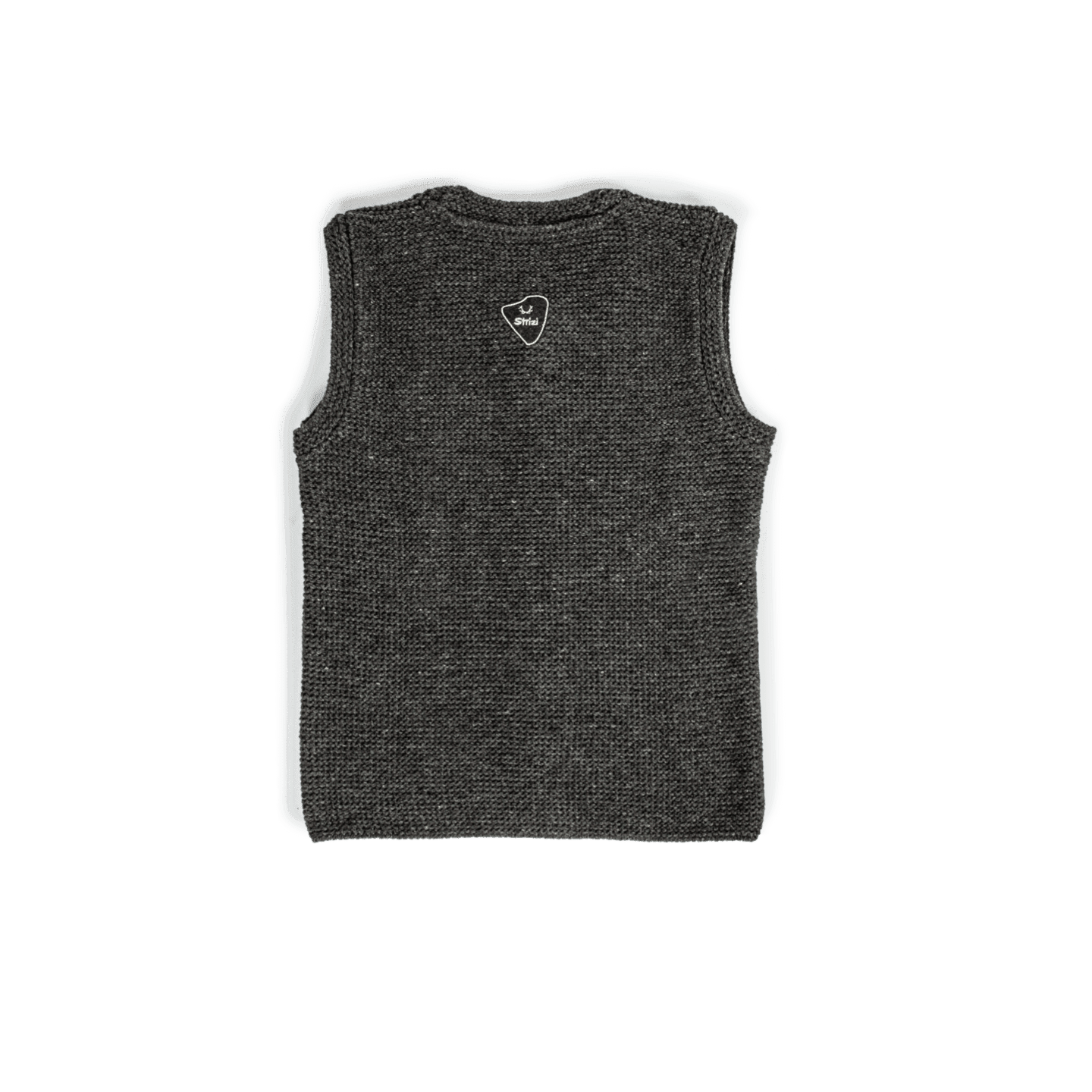Strizi Herren Strickweste grau 2 - Strizi Knitted vest gray
