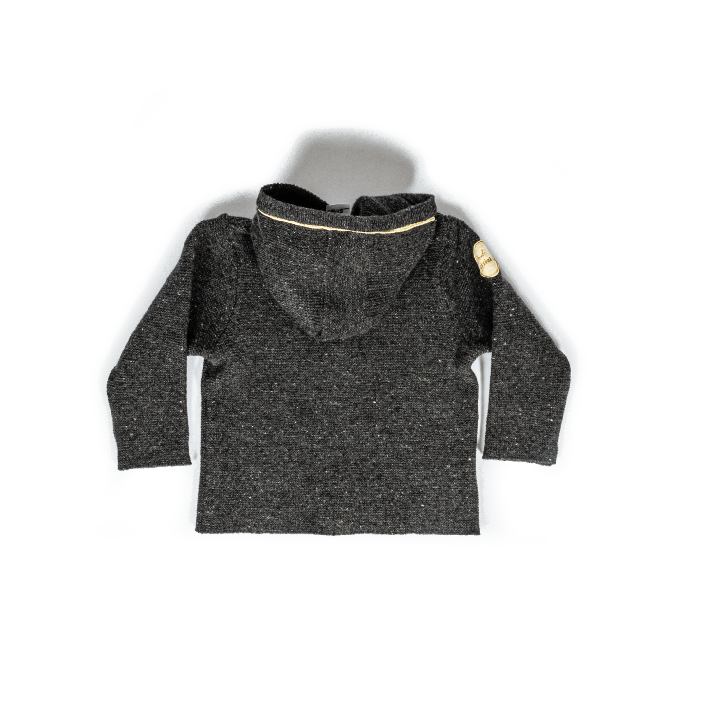 Strizi Kinder Kapuzenstrickjacke 2 - Strizi Children‘s hooded jacket grey