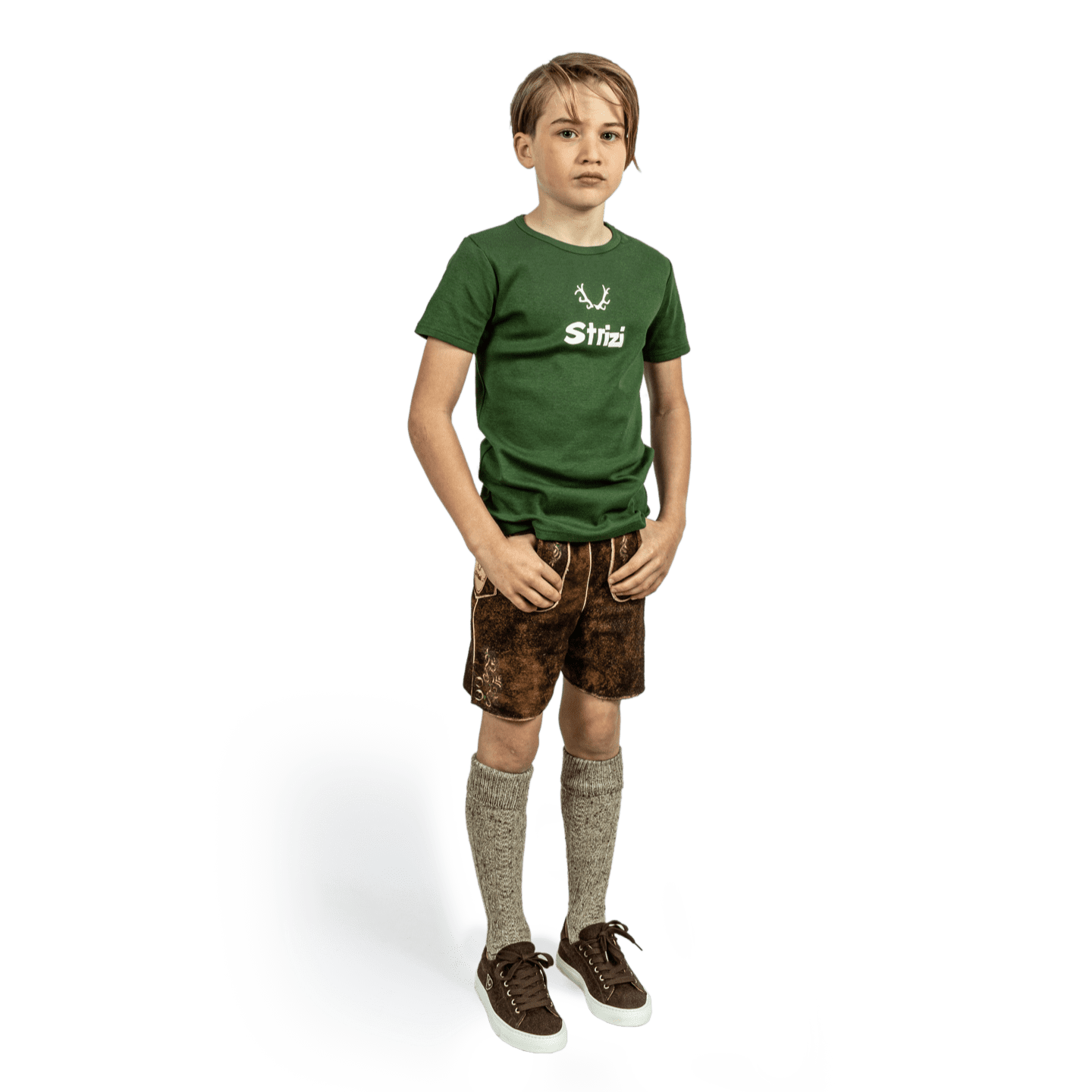 Strizi Kinder Striz Shirt 1 - Strizi Children‘s Strizi T-Shirt green
