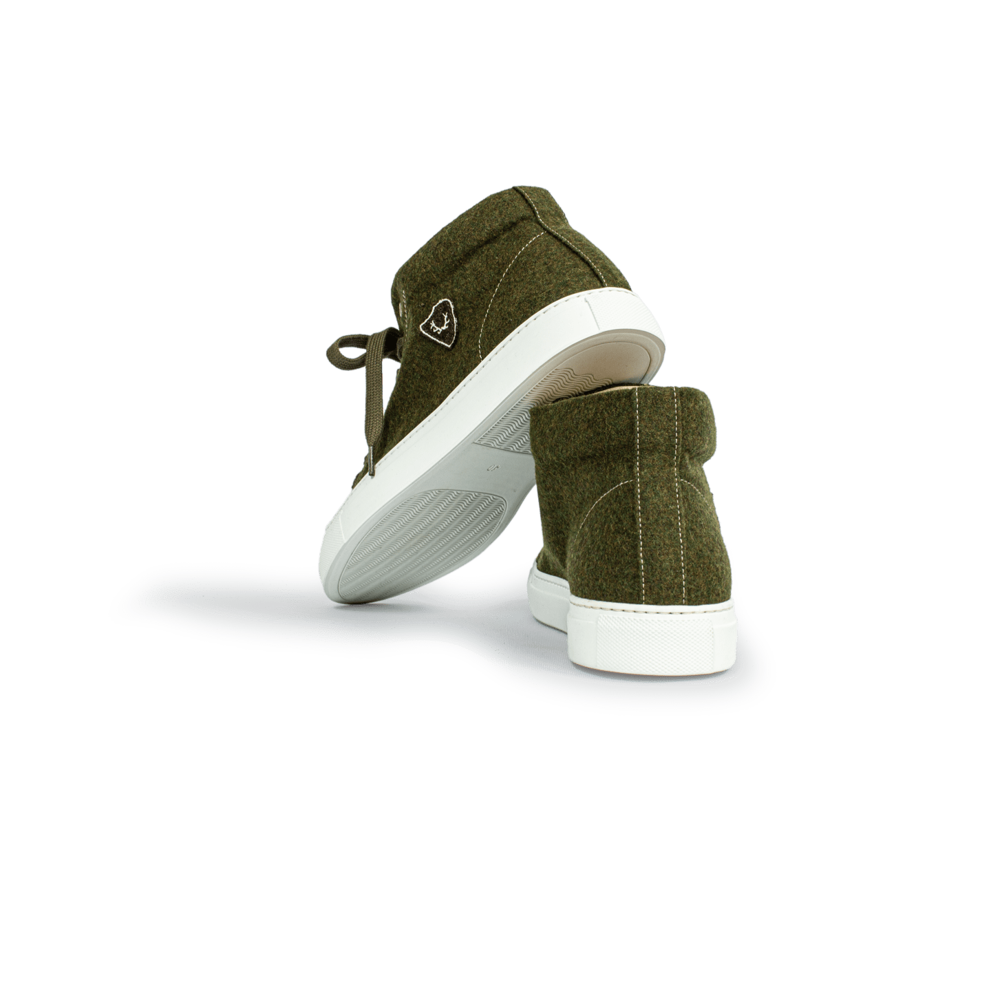 Strizi Schuhe Sneaker grün midcut 3 - Strizi Loden sneakers „mid cut“