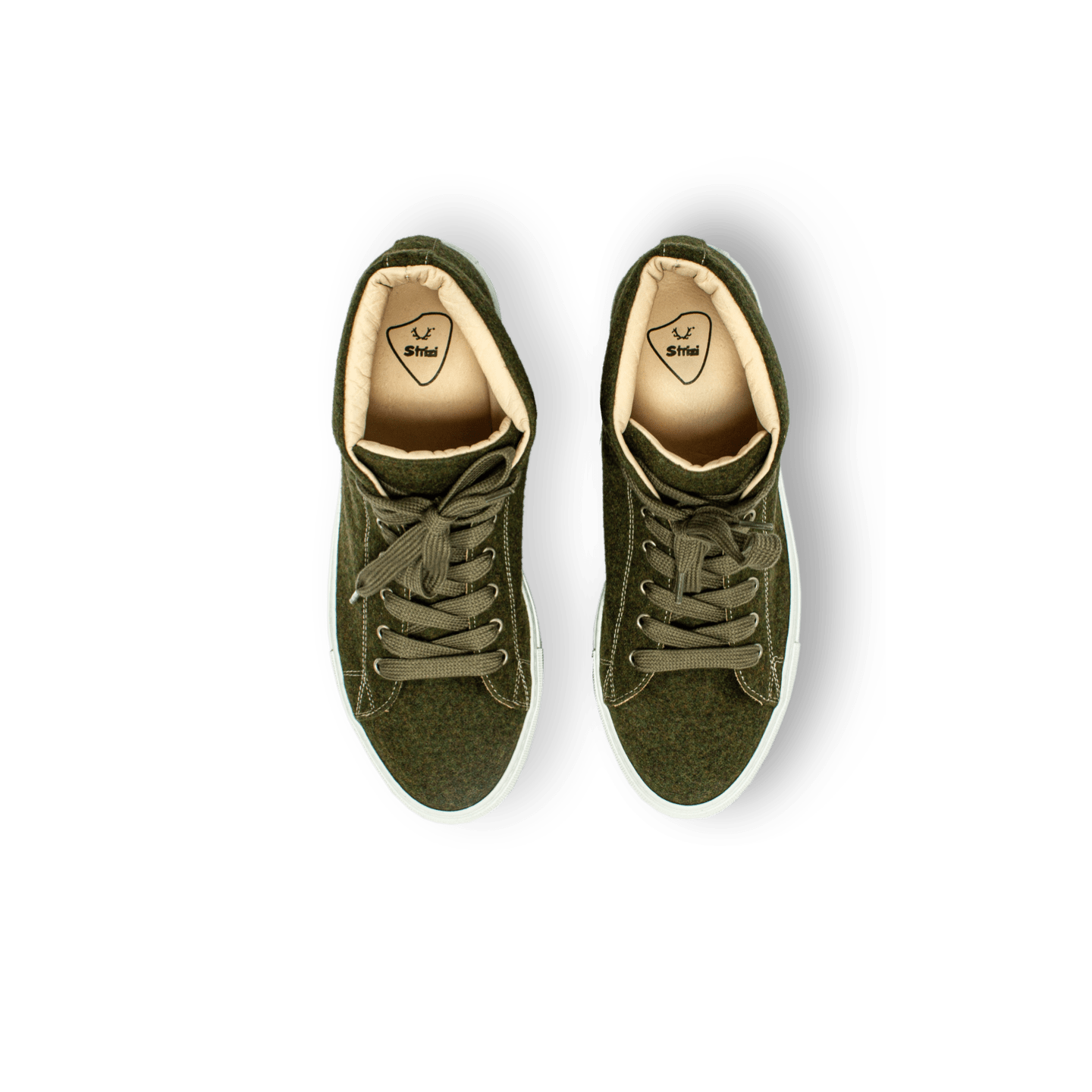 Strizi Schuhe Sneaker grün midcut 4 - Strizi Loden sneakers „mid cut“