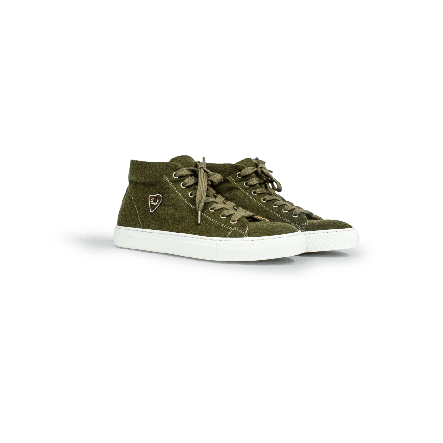 Strizi Schuhe Sneaker grün midcut 5 - Strizi Loden sneakers „mid cut“