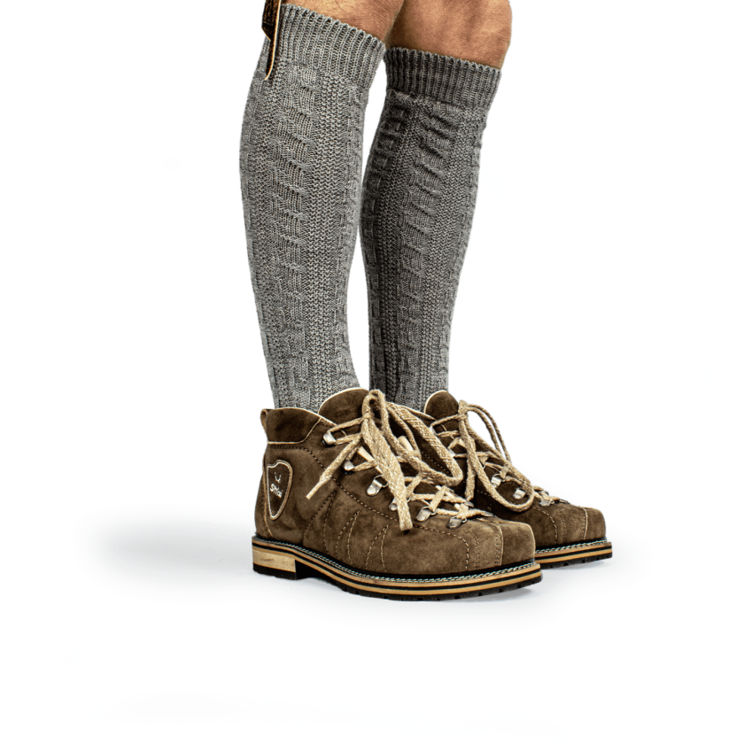 Strizi socken lang grau - Strizi traditional socks long brown