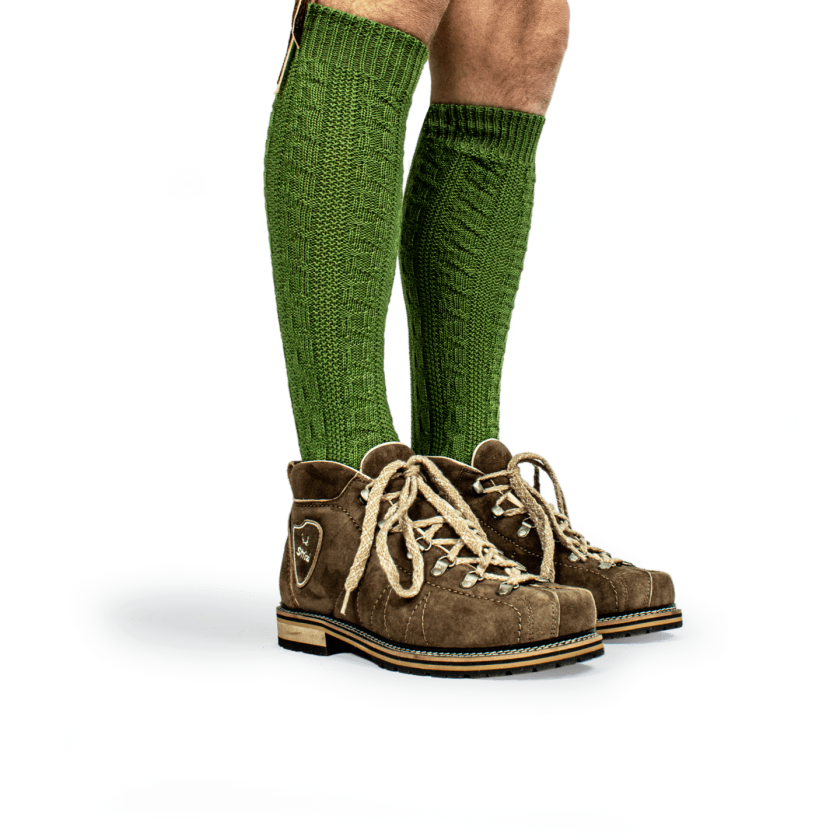 Strizi socken lang gruen - Strizi traditional socks long green