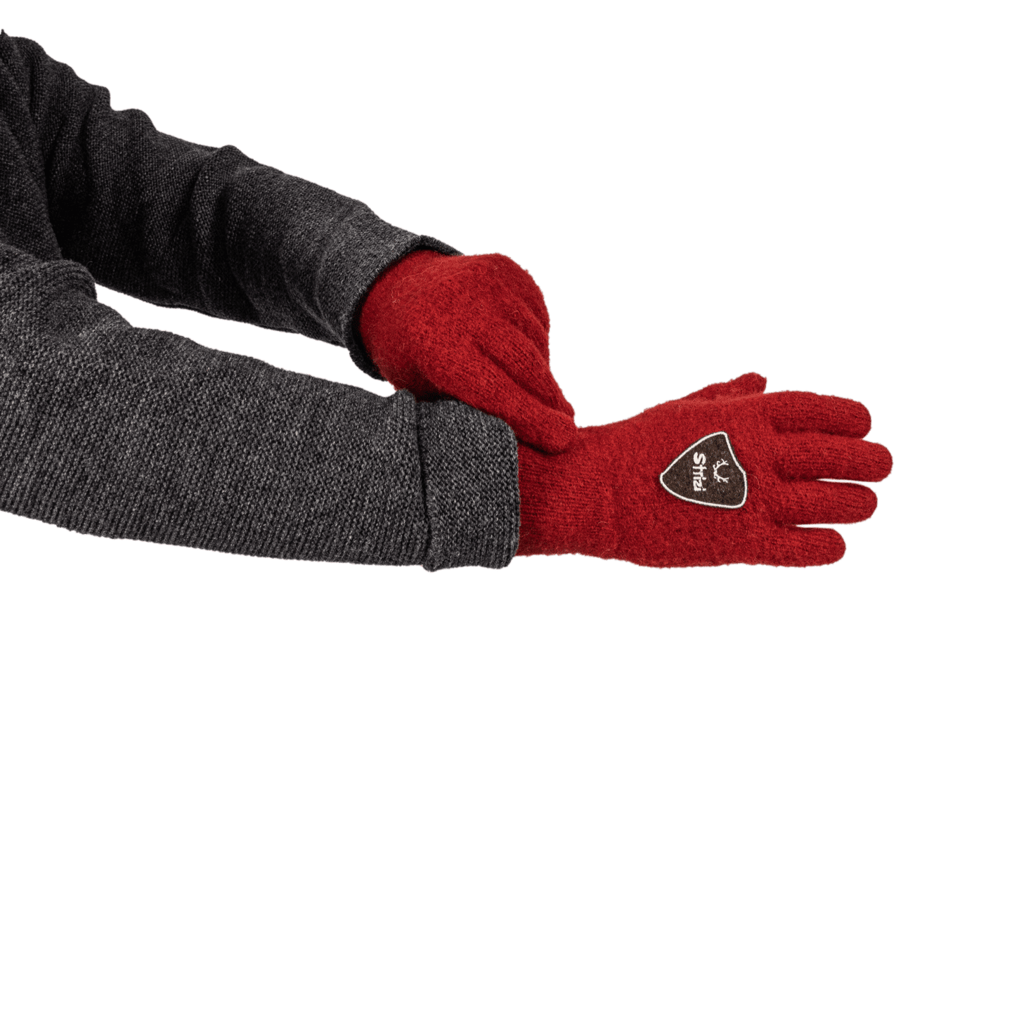 Strizi Handschuh Fingerling rot 3 - Strizi Glove red